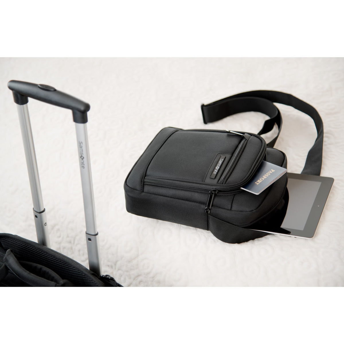 Samsonite Classic Business 2.0 RFID Crossbody Bag – Black