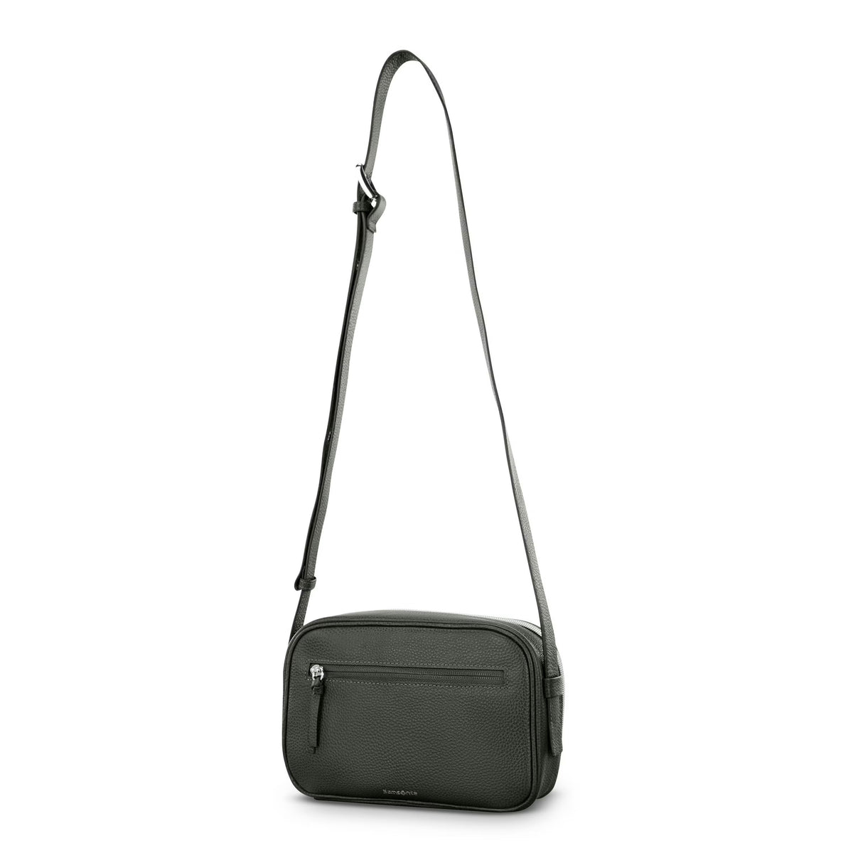 Samsonite Mobile Solution 2 Leather RFID Crossbody Bag , , 157483-1633-BACK34-3_1d519aa3-c385-4d2c-af29-27bdfb429712