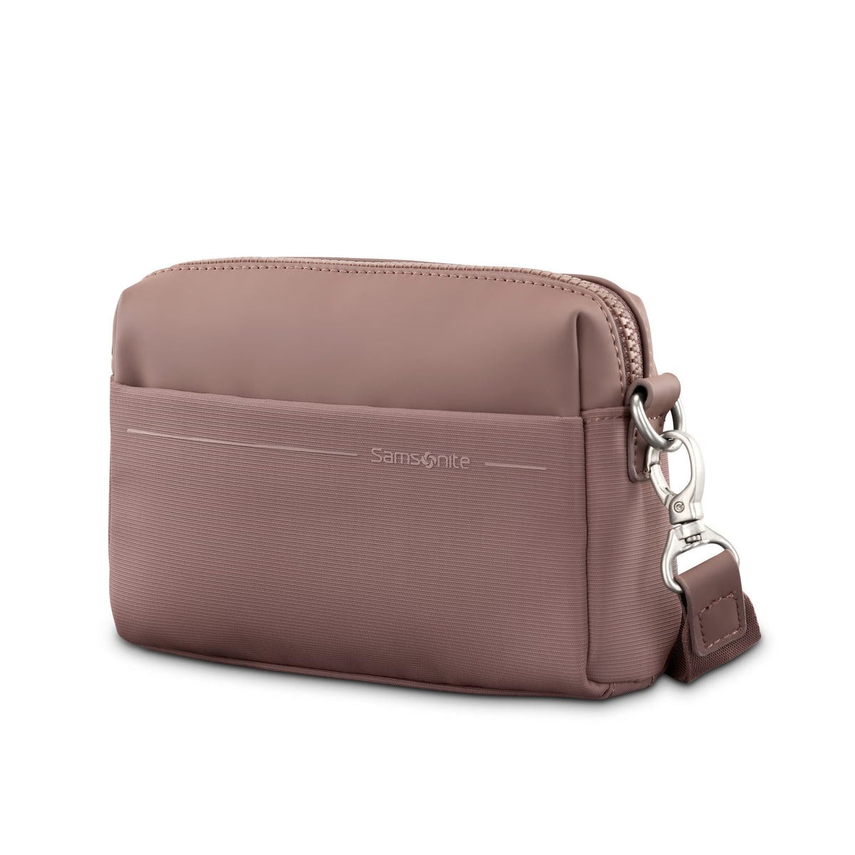 Samsonite Better Than Basic RFID Crossbody Bag , Chocolate Mauve , 159438-3452-FRONT34