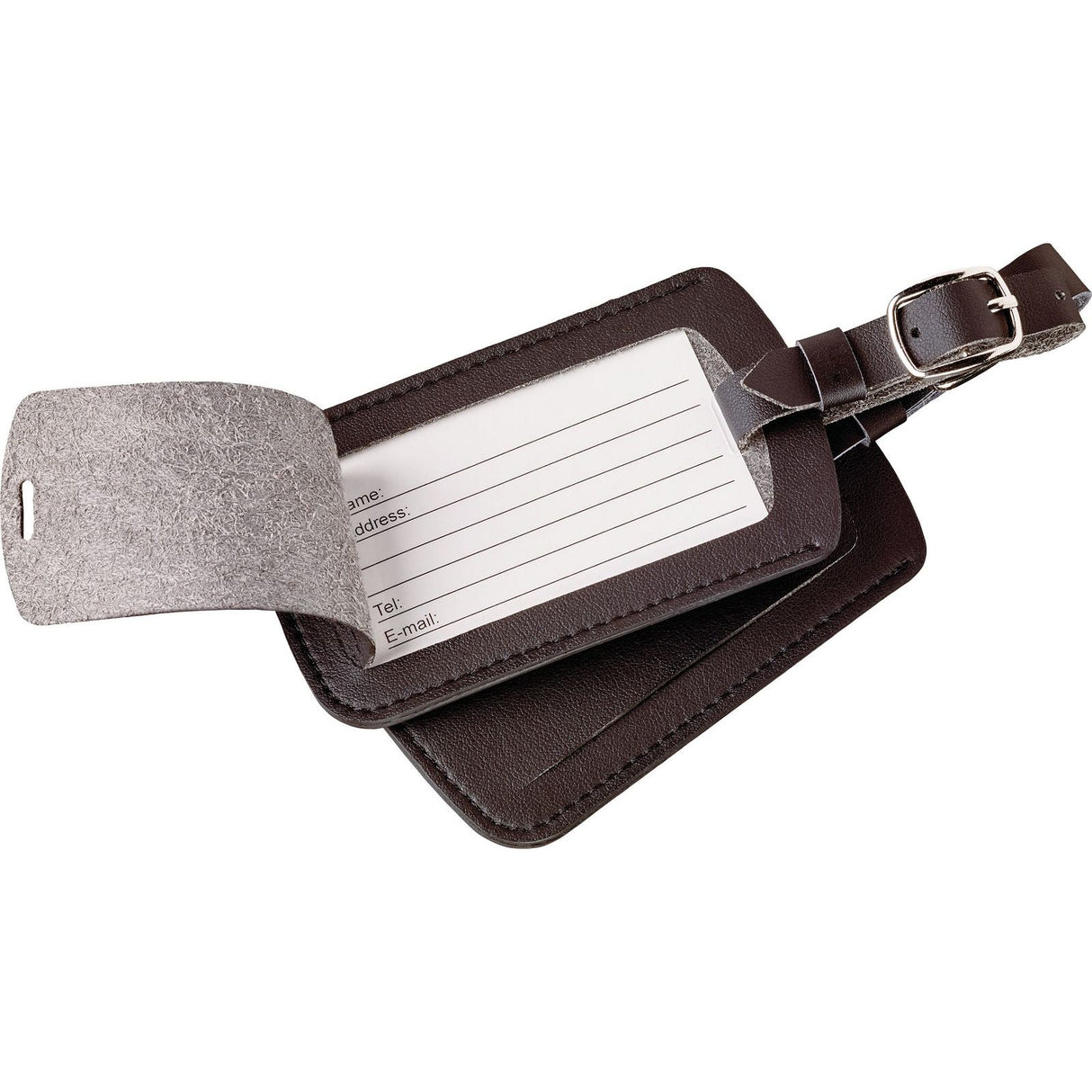 Go Travel Luggage Labels Tags , , 160KK_prod_a_col1_liquorice_black