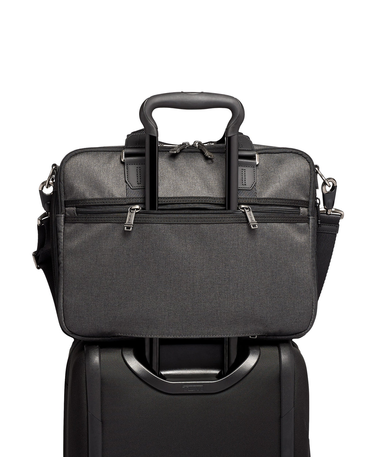 TUMI Alpha Bravo Albany Slim Commuter Briefcase - Anthracite