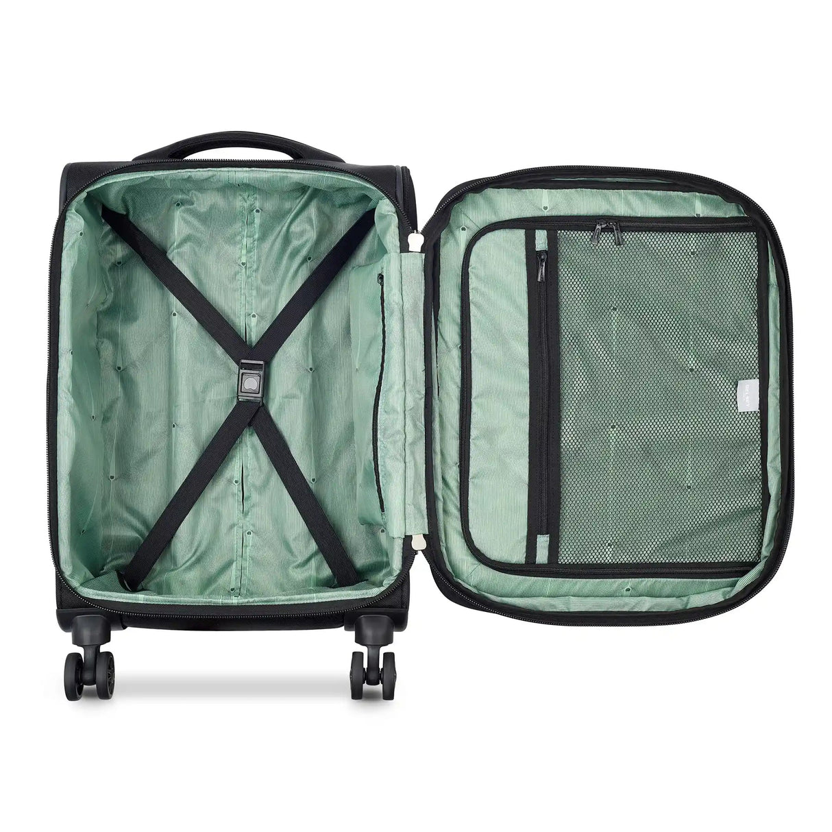 Delsey Sky Max 2.0 2-Piece Set (Carry-On/Medium) Expandable Spinner - Black