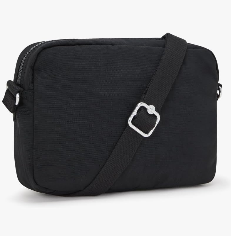 Kipling Women's Damian Mini Crossbody, Lightweight Everyday Purse, Shoulder Bag Black Tonal