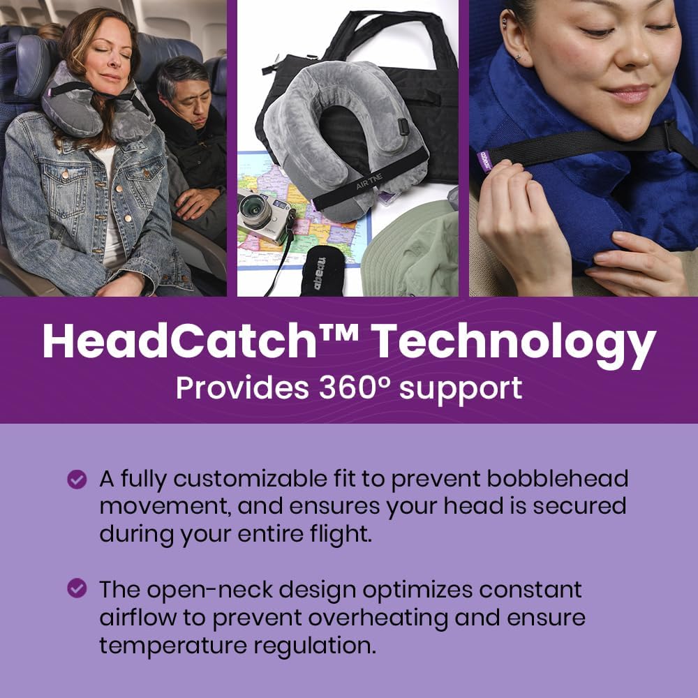 Cabeau Air TNE Inflatable Travel Pillow