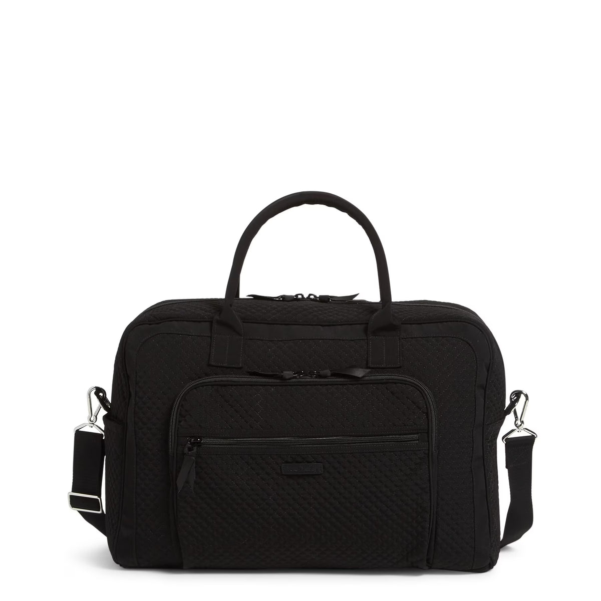 Vera Bradley Microfiber Weekender Travel Bag , , Vera-Bradley-Women-s-Microfiber-Weekender-Travel-Bag-Classic-Black_df0deb73-4875-4a26-9854-c775dca584e2.55f9f0092a0643d4ee99e5da9f05787c