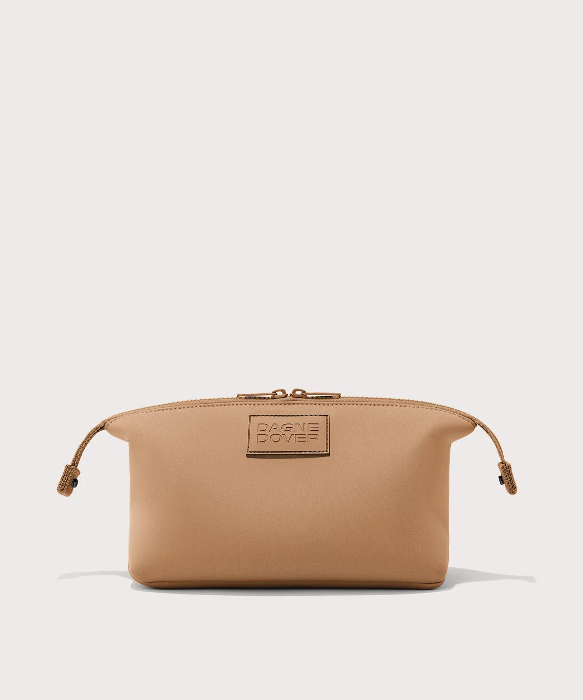 Dagne Dover Large Hunter Neoprene Toiletry Bag , , dagne-2025-365_Hunter_Camel_L_FrontUnsnapped-2048x2048-be5cb9ed-a8e2-4834-9ab3-f028fd70e3ea