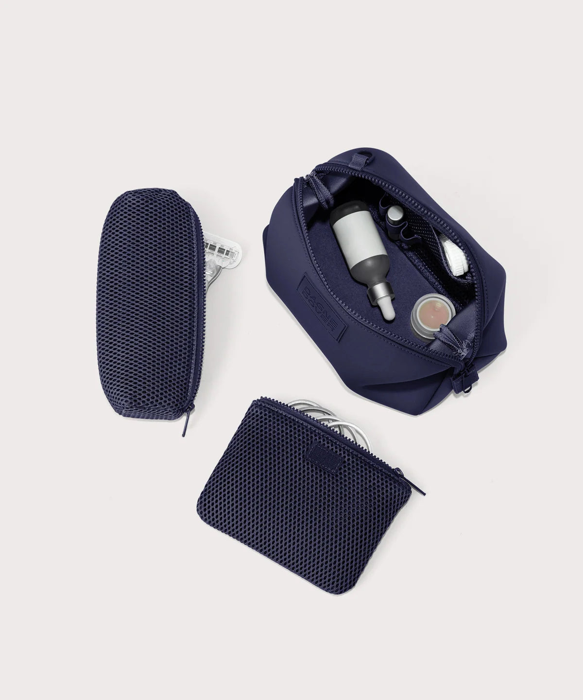 Dagne Dover Large Hunter Neoprene Toiletry Bag , , dagne-2025-365_Hunter_Storm_L_topdown2-2048x2048-365f746b-979a-460a-9f24-fa6f1df8c003
