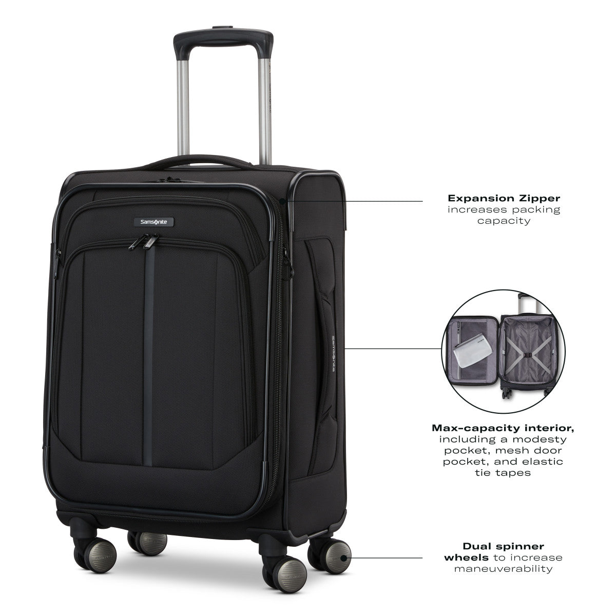 Samsonite Ascella 4 Medium Expandable Spinner