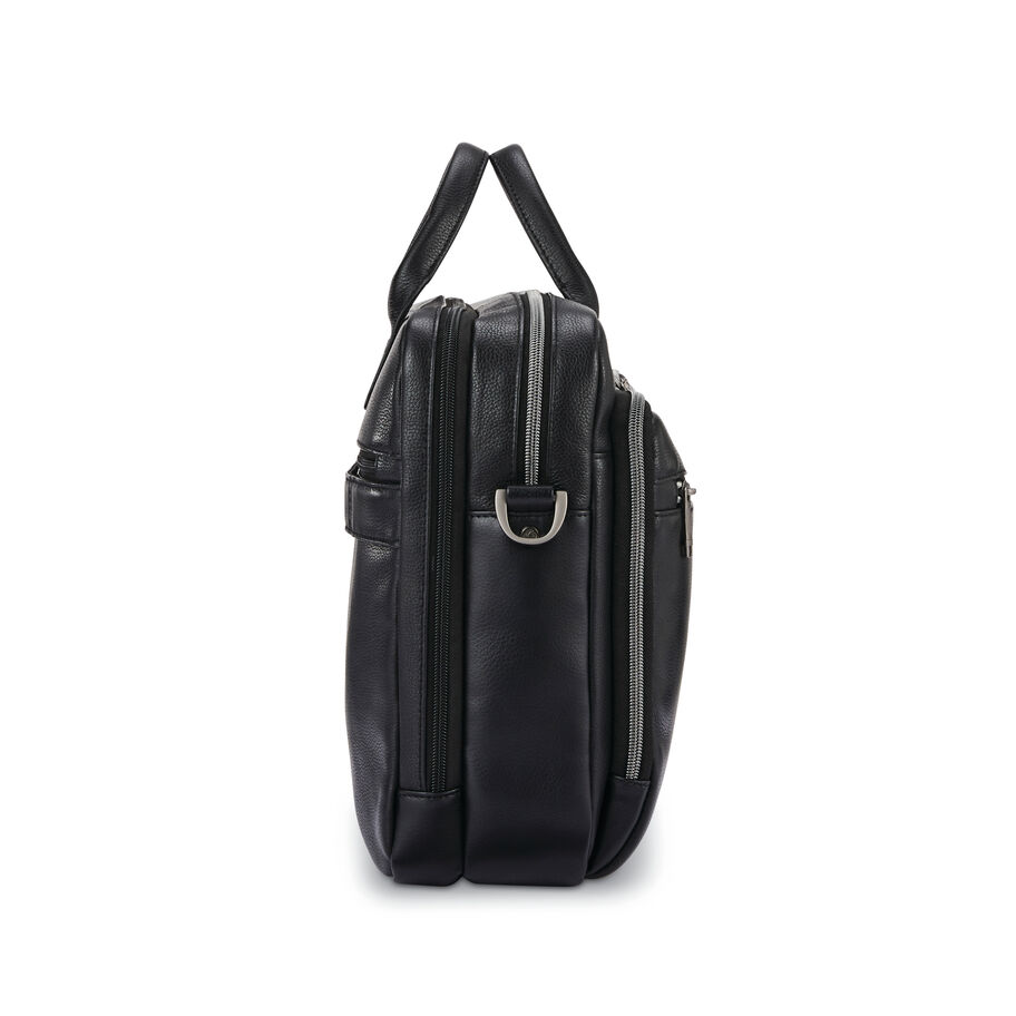 Samsonite Classic Leather Toploader Brief , , 1260391041_Toploader_Side
