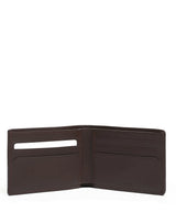 TUMI Alpha Double Billfold Men's Wallet – Anthracite/Brown , , 1356077514_alt1
