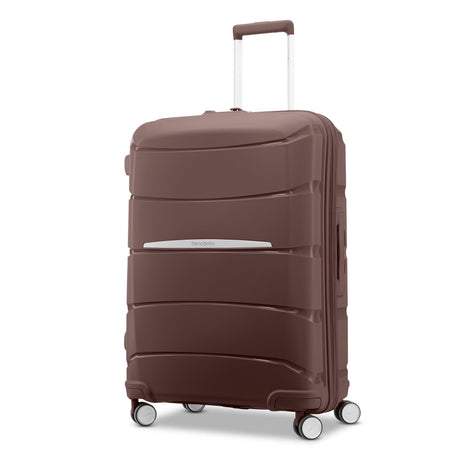Samsonite Outline Pro Medium Expandable Spinner , Chocolate Mauve , 137394-3452-FRONT34