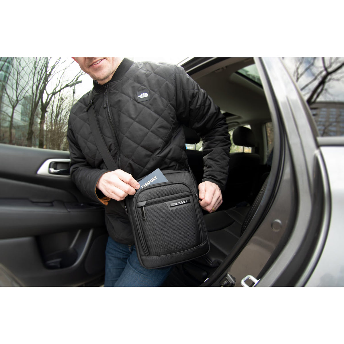 Samsonite Classic Business 2.0 RFID Crossbody Bag – Black