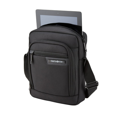 Samsonite Classic Business 2.0 RFID Crossbody Bag – Black , , 1412751041_Crossbody_Tablet_Pocket