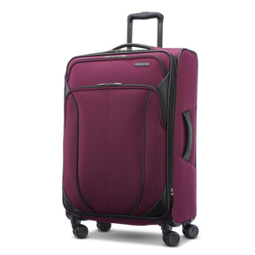 American Tourister 4 Lix 2.0 Medium Spinner , Purple , 1423532011_24Spin_Front34
