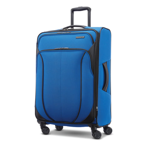American Tourister 4 Kix 2.0 Medium Spinner , Blue , 1423536188_24Spin_Front34
