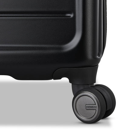 American Tourister Fathead 22" Expandable Hardside Carry-On Spinner – Black , , 152600-1041-WHEEL-5