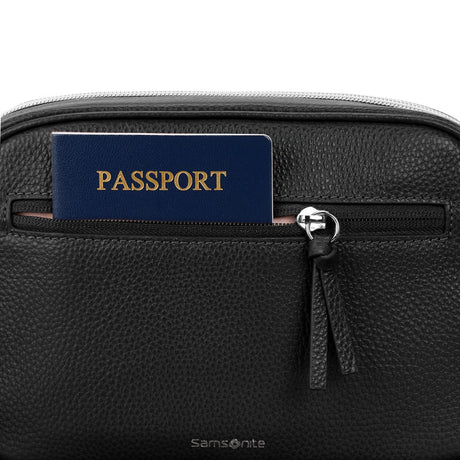 Samsonite Mobile Solution 2 Leather RFID Crossbody Bag , , 157483-1041-BACK_POCKET-5