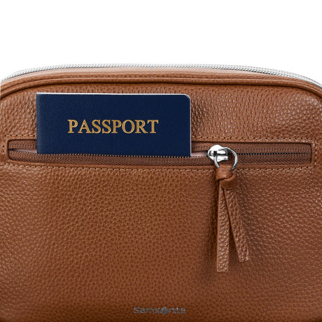 Samsonite Mobile Solution 2 Leather RFID Crossbody Bag , , 157483-1221-BACK_POCKET-5