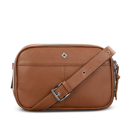 Samsonite Mobile Solution 2 Leather RFID Crossbody Bag , , 157483-1221-FRONT