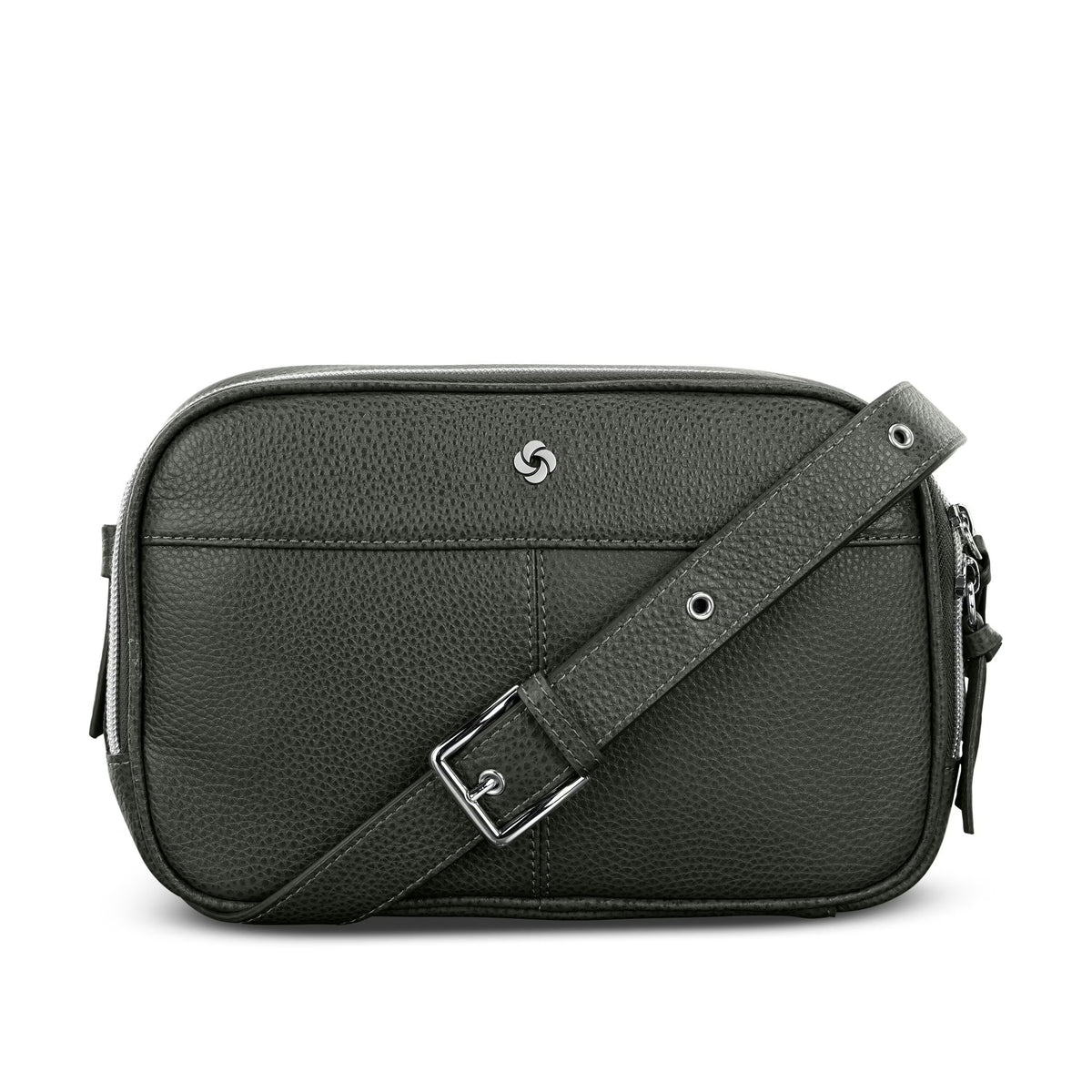 Samsonite Mobile Solution 2 Leather RFID Crossbody Bag , , 157483-1633-FRONT