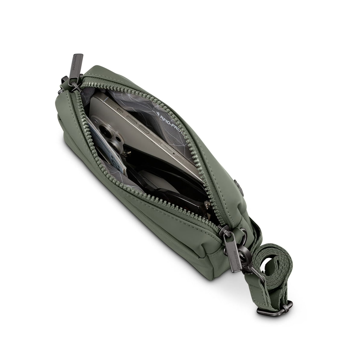 Samsonite Better Than Basic RFID Crossbody Bag , , 159438-1633-INTERIOR_STYLED-5