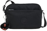 Kipling Women's Damian Mini Crossbody, Lightweight Everyday Purse, Shoulder Bag Black Tonal