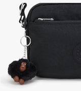 Kipling Women's Damian Mini Crossbody, Lightweight Everyday Purse, Shoulder Bag Black Tonal