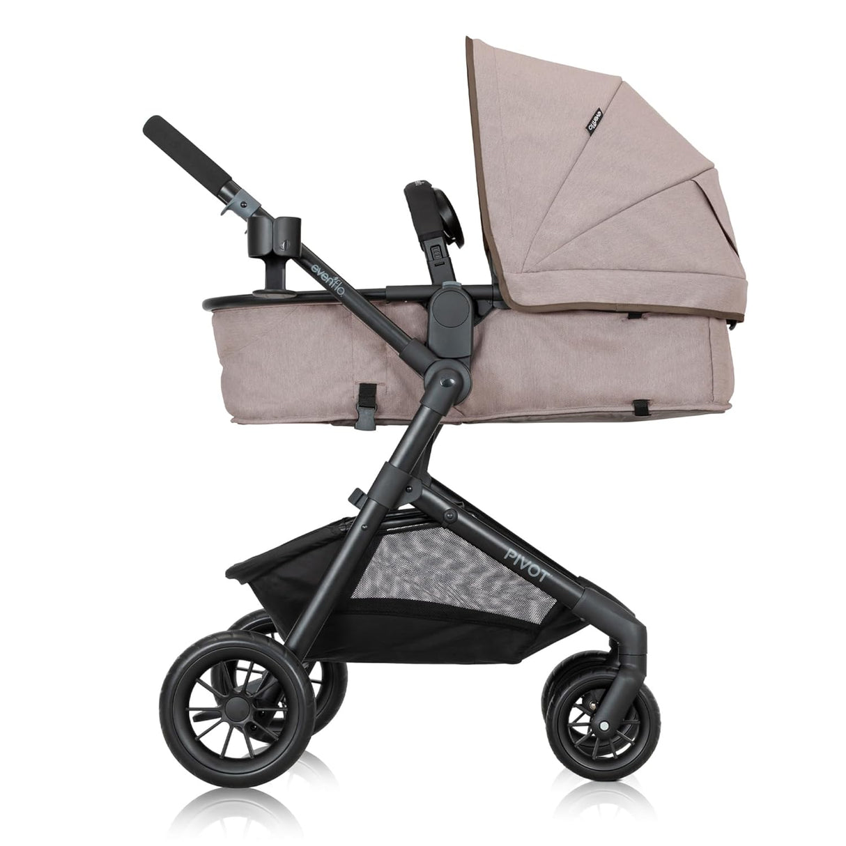 Evenflo Pivot Modular Travel System with LiteMax Preemie and Infant Car Seat (Desert Tan) , , 7168OKHf2rL._SL1500