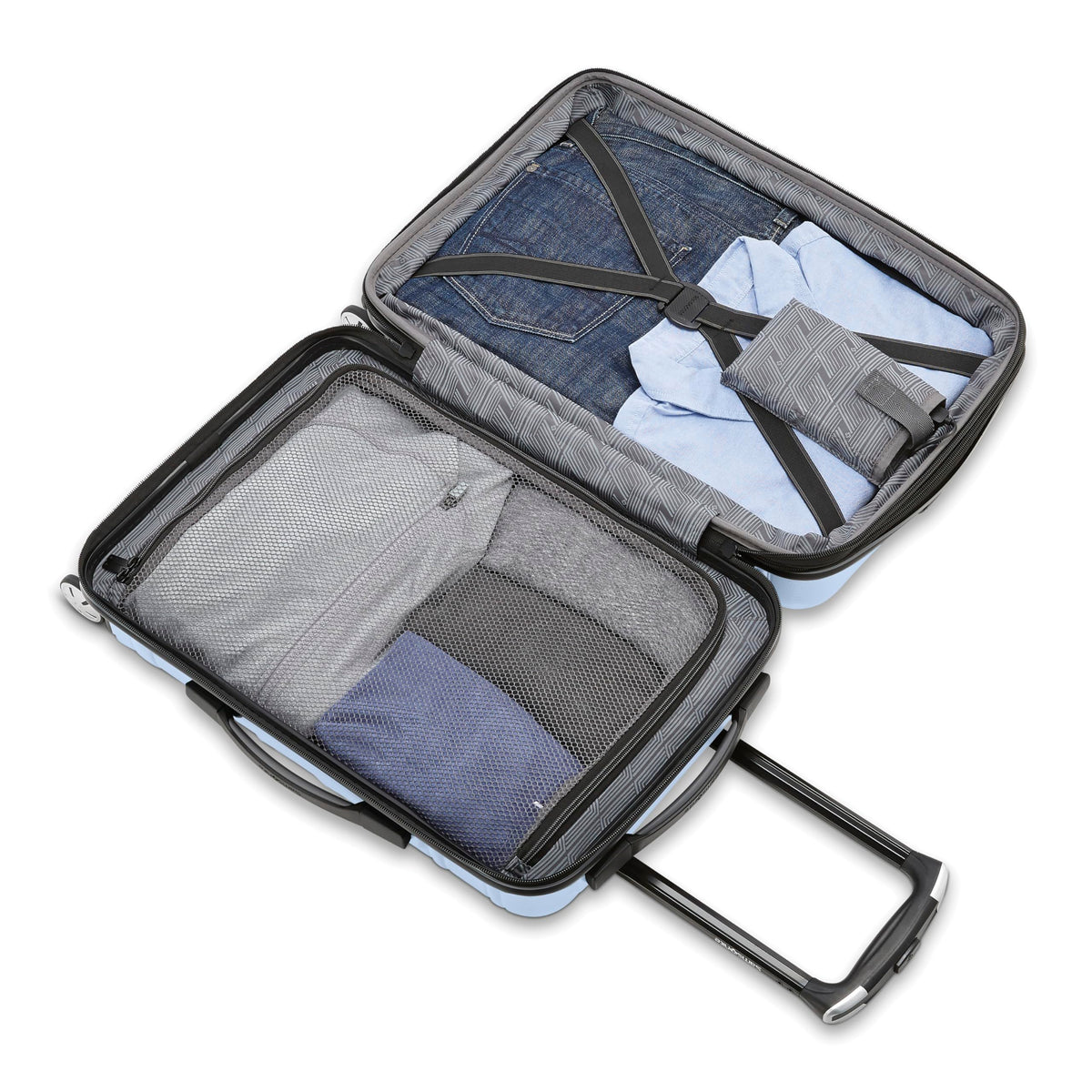 Samsonite Omni 2 Hardside Expandable 2-Piece Luggage Set – Pale Blue , , 916ElIn0IpL