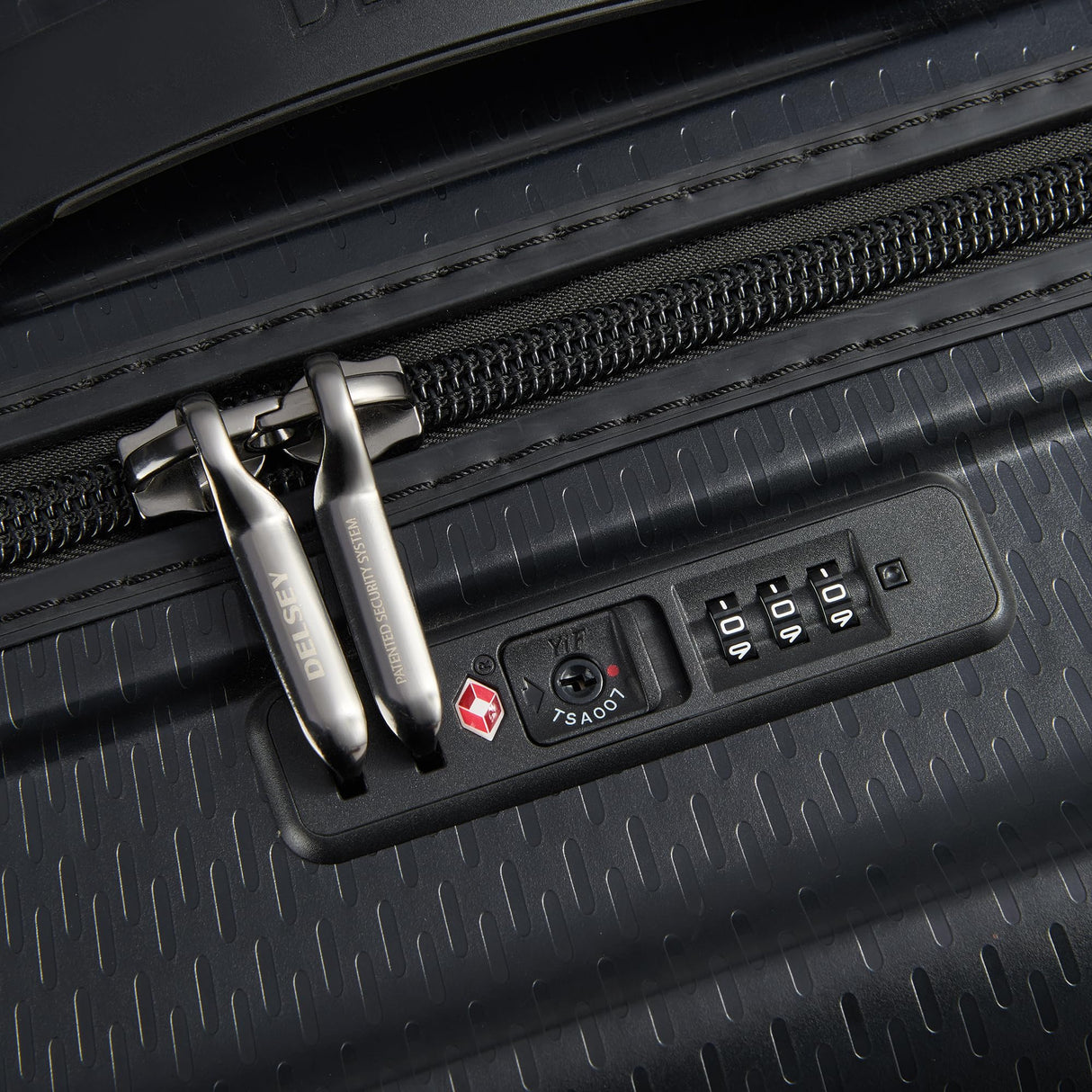 Delsey Turenne Hardside Luggage with Spinner Wheels, Black, 2-Piece Trunk Set (19/27)