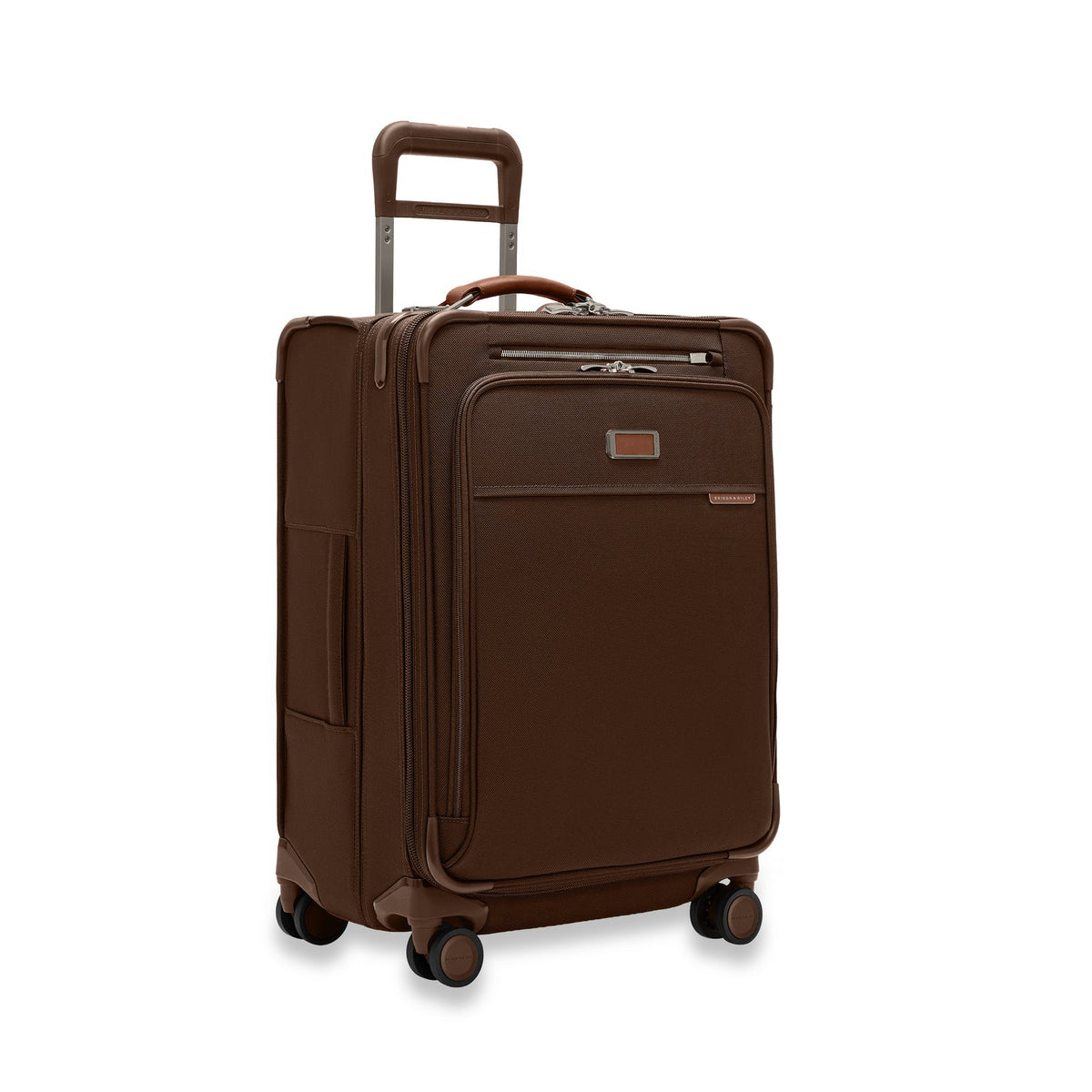 Briggs & Riley Compact 24" Checked Expandable Spinner , , BLU124CXSP-18-Angle_1800x1800_f067ca46-534d-4614-b347-9087813e5b4b