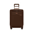 Briggs & Riley Compact 24" Checked Expandable Spinner , Chocolate , BLU124CXSP-18-Front_1800x1800_724fcdf5-db97-4762-b675-8e25722555ec