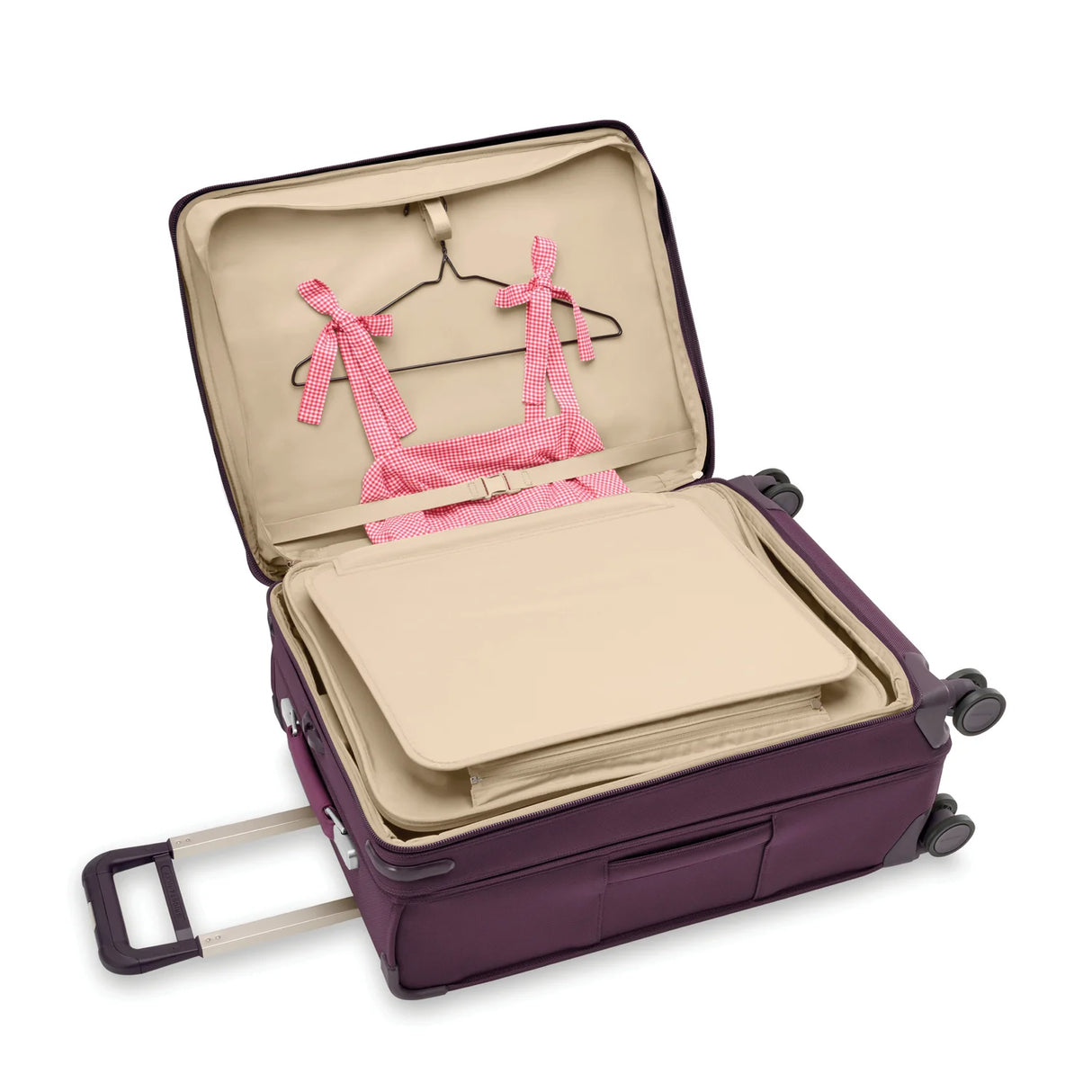 Briggs & Riley Compact 24" Checked Expandable Spinner