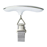 Deluxe Digital Luggage Scale, 110lb / 50kg, Backlit, Stainless Steel/White