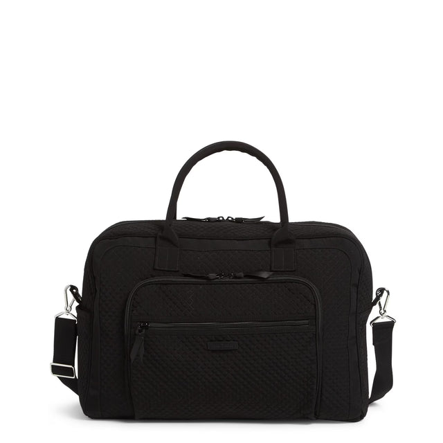 Vera Bradley Microfiber Weekender Travel Bag , , Vera-Bradley-Women-s-Microfiber-Weekender-Travel-Bag-Classic-Black_df0deb73-4875-4a26-9854-c775dca584e2.55f9f0092a0643d4ee99e5da9f05787c