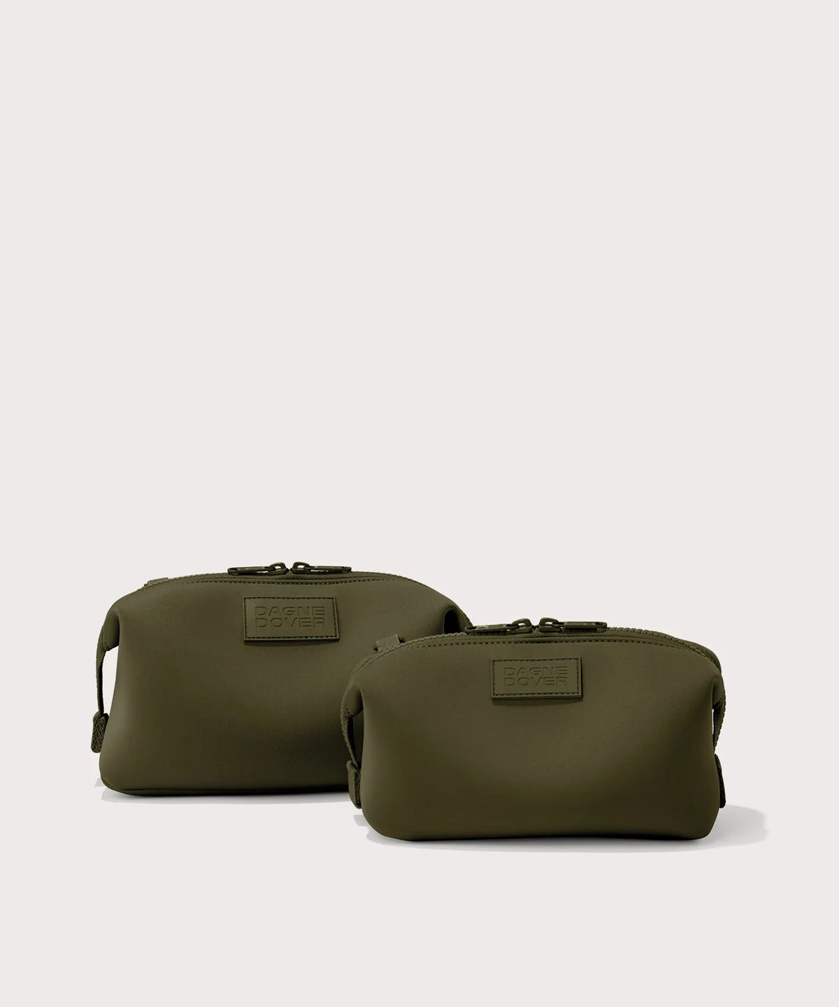 Dagne Dover Large Hunter Neoprene Toiletry Bag , , dagne-2025-365_Hunter_Dark-Moss_Group_comparison-2048x2048-ee508e47-75a0-40c1-93c4-21a01a0e427c_acb09cd1-cea0-4b2c-91e0-21ce359fb656