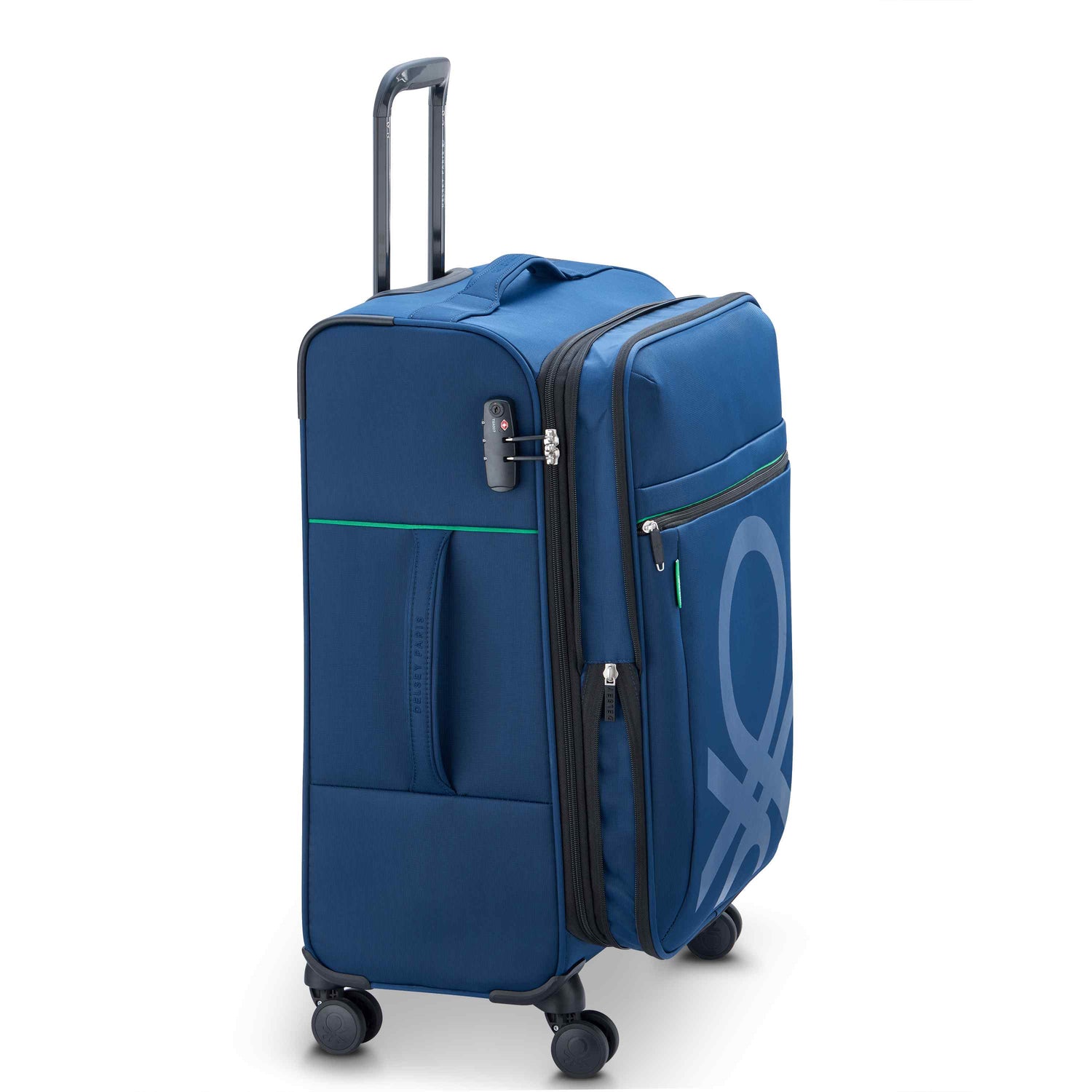 United Colors of Benetton x Delsey Color Block Medium Spinner