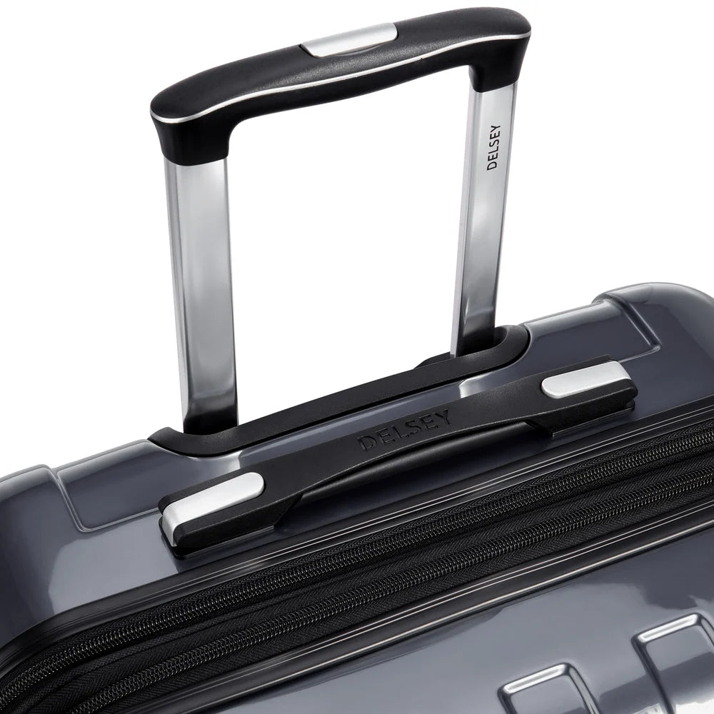 DELSEY Helium Aero 2-Piece Hardside Expandable Spinner Luggage Set – Metal Brushed