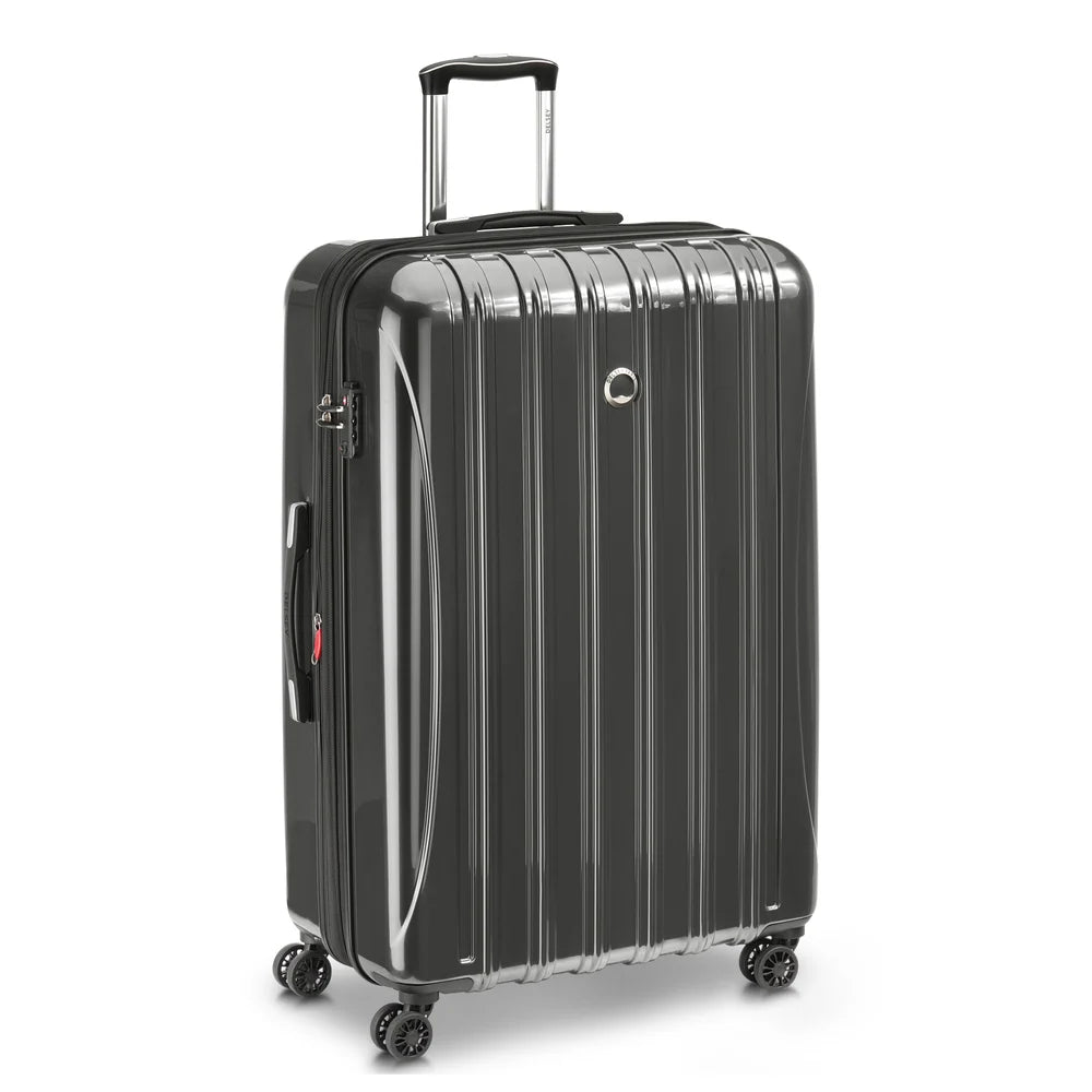 DELSEY Helium Aero 2-Piece Hardside Expandable Spinner Luggage Set – Metal Brushed