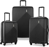 American Tourister Groove 3-Piece Hardside Spinner Luggage Set Black
