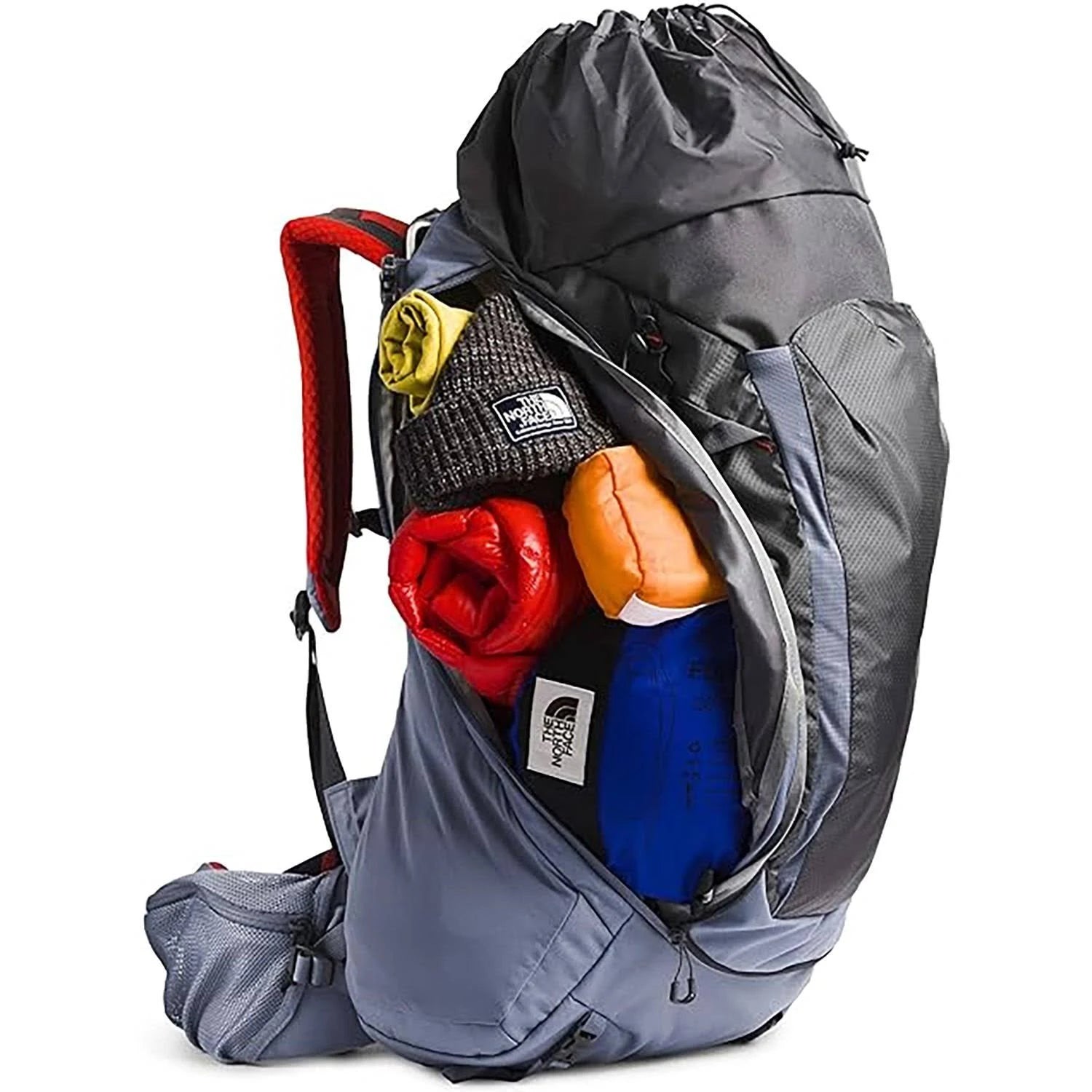 north face 55 liter backpack The North Face Women's Terra 55 Backpack: Rabbit Grey